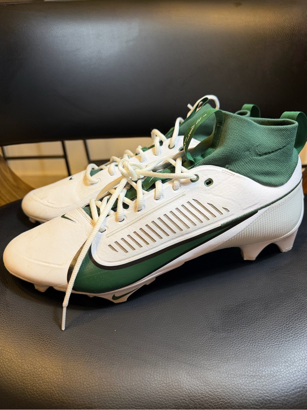Nike Vapor Edge Pro 360 2 Mid Mens Football Cleats White FJ1581-130